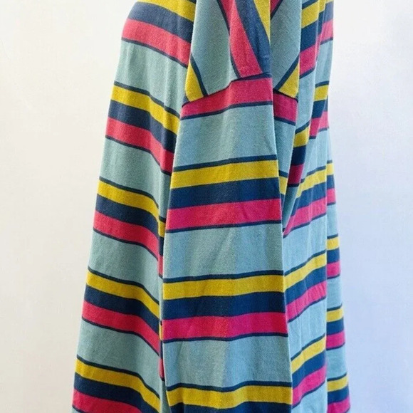 NWT SO Juniors Long Sleeve Pullover Round Neck Striped Mulit-Colored Shirt Sz XL - Picture 4 of 12